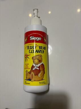 Siege Plush Toy Stain Remover Cleaner Spray Bottle 12oz. Mostly Full,Missing Cap